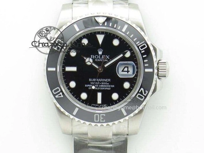 0518 Affordable Submariner Phantomlab Transparent KZF Best Edition Blue Space Dial on White Rubber Strap VR 2566